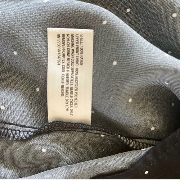 a new day Black and White Polka Dot Long Sleeve Dress - Picture 9 of 12